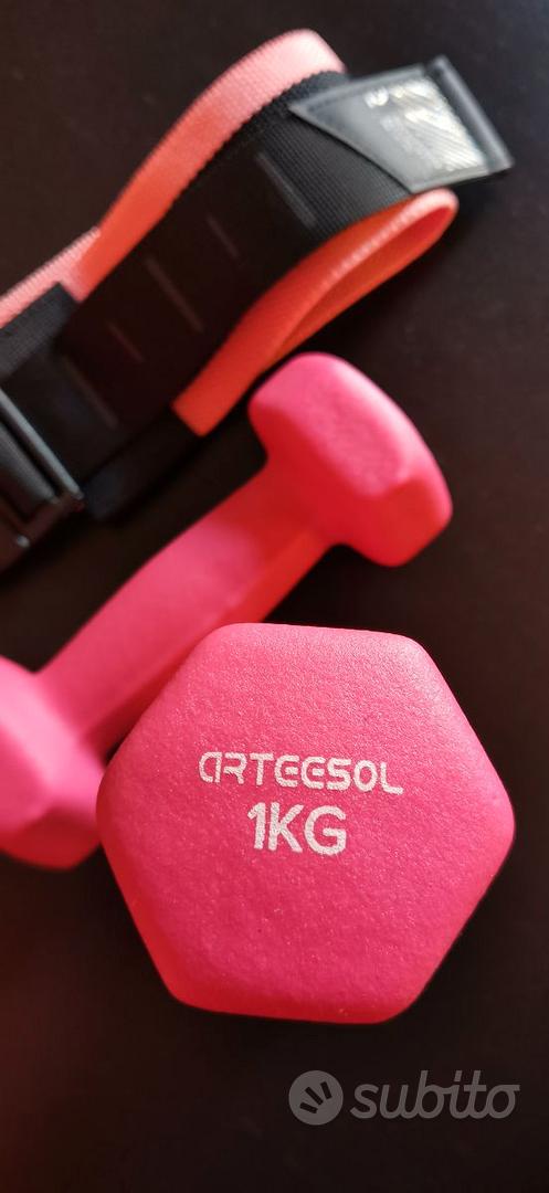 Manubri Pesi Esagonali 0.5-10kg - Rivestimento Neoprene, PDF Workout Incluso - Foto 10