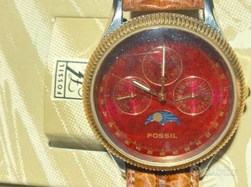 Orologio Fossil cronografo placato oro