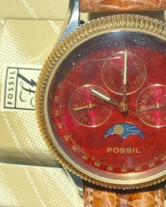 Orologio Fossil cronografo placato oro