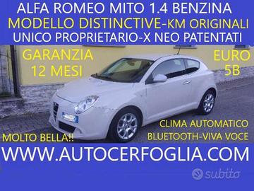 ALFA ROMEO MiTo 1.4 Distinctive -UNICO PROPRIETA