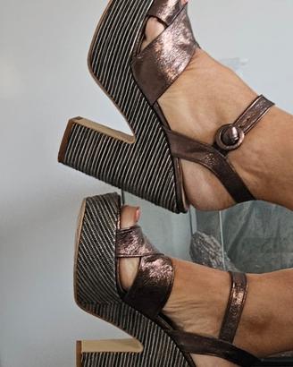 scarpe con zeppa Rinascimento, 
