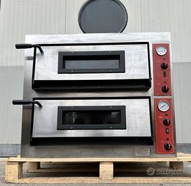 Forno pizza elettrico a 2 camere 380 V usato
