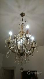Lampadario in stile Maria Teresa 5 luci