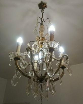 Lampadario in stile Maria Teresa 5 luci
