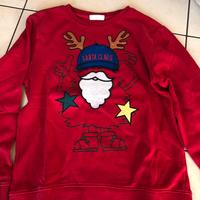 felpa Natale Ovs 9/10 anni