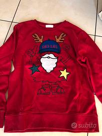 felpa Natale Ovs 9/10 anni