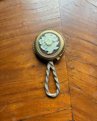 Portacipria Vintage con Specchi e Manico
