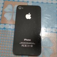 Scocca posteriore iPhone 4s nera A1387