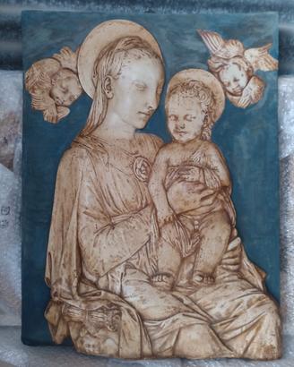 quadro basso rilievo gesso