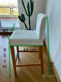 Sgabello ikea come nuovo
