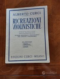 Ricreazioni Violinistiche Edizioni Curci 