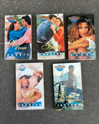 Lotto 5 Libri Harmony Oro Romanzi Mondadori Vintag