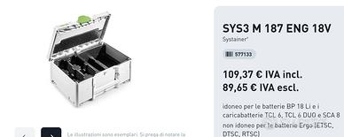 festool systainer sys3 m eng 18v
