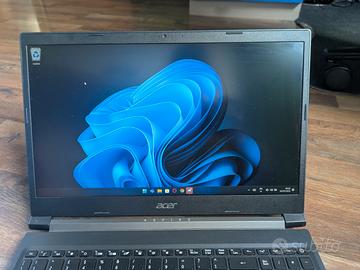 PC portatile Acer da gaming| prezzo trattabile