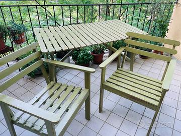 Set da giardino Ikea 2 poltroncine + 1 tavolo