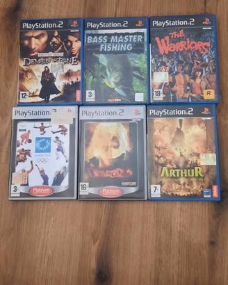 lotto 6 giochi Ps2 originali- Presente The Warrior