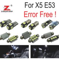 KIT 20 LAMPADE LED INTERNE BMW X5 E53 2000-2006