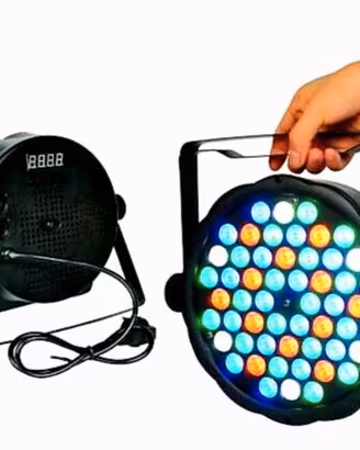 Faro PAR RGB 54 LED DMX 512 STROBO WASH DJ 🔝GAMMA