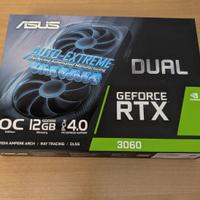 ASUS Dual GeForce RTX 3060 12gb V2 OC-come nuova