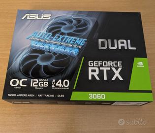 ASUS Dual GeForce RTX 3060 12gb V2 OC-come nuova