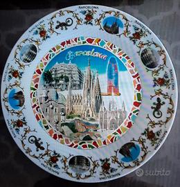 Piatto Souvenir Barcellona