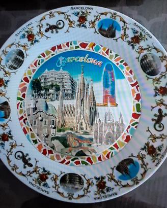 Piatto Souvenir Barcellona