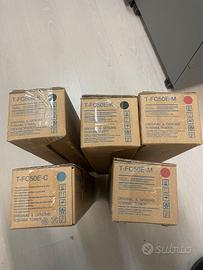 toner Toshiba nero , ciano e magenta