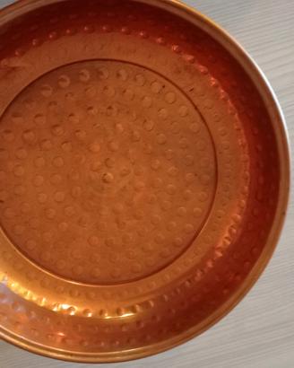 piatto grande in rame 