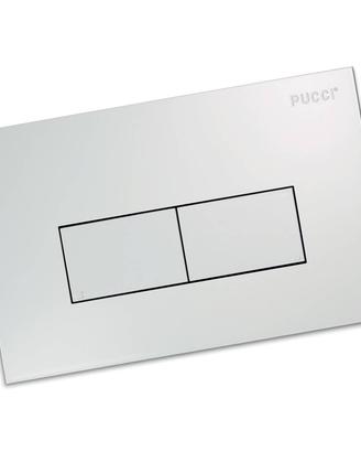 Placca Pucci Eco Bianca 2 Pulsanti - Cod. 80130560