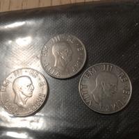 monete vittorio Emanuele lll 