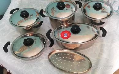 Batteria pentole AMC + servizio caffe