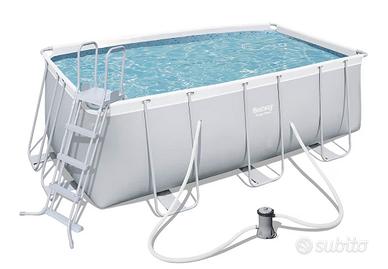 PISCINA BESTWAY POWER STEEL  412 x 201 x 122 cm