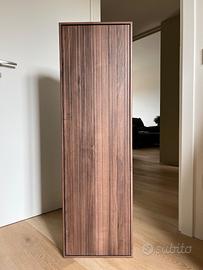 Pensile bagno cannettato color noce