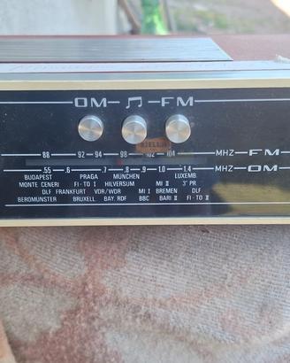 Radio Vintage Anni 70 Europhon Mivar da Tavolo