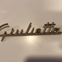 Fregio Giulietta Alfa Romeo originale anni 70