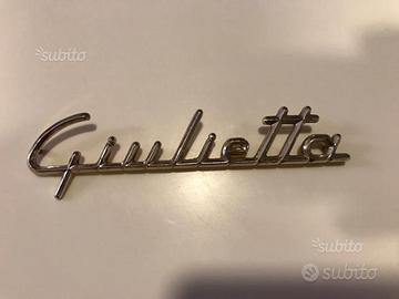 Fregio Giulietta Alfa Romeo originale anni 70