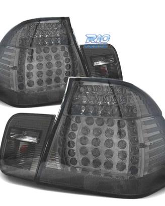 FANALI BMW E46 98-01 LED SCURI LOOK M3