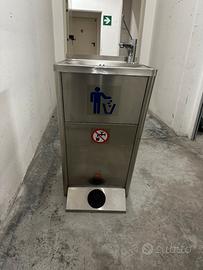 Lavabo acciao inox con pedale usato