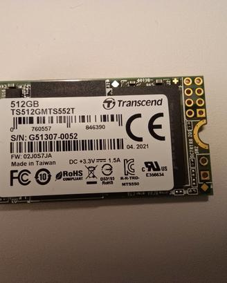 SSD M.2 2242 SATA 512GB Transcend TS512GMTS552T