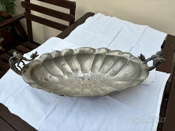 Centro tavola in peltro