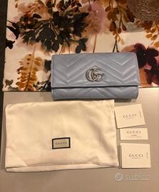 Portafoglio Gucci Marmont in pelle