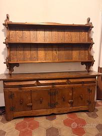 credenza rustica in legno massiccio marca tarpac 