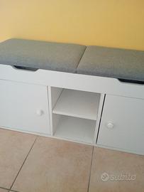 cassapanca con cassettii