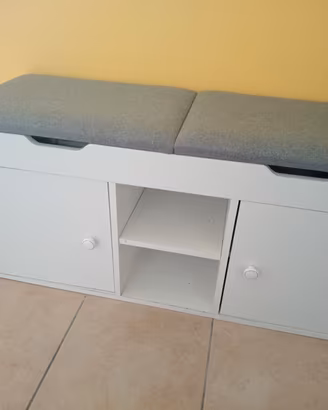 cassapanca con cassettii