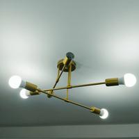 Lampadario moderno color oro