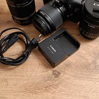 Kit Canon 600D + obiettivi + filtri