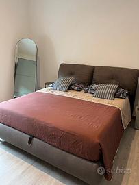 LETTO MATRIMONIALE CONTENITORE  cm 184 x 210 x 110