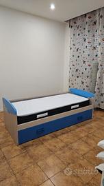 lettini cameretta+sponda foppapedretti 