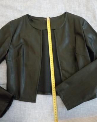 Coprispalla finta pelle