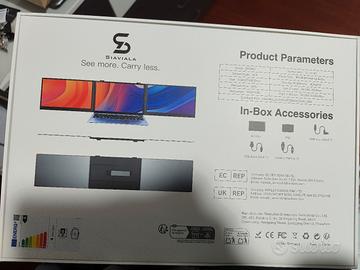 triplo schermo per portatile